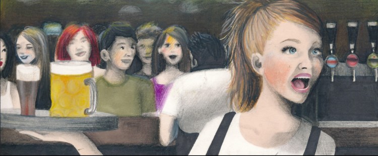 Freccia di Emilio Alessandro Manzotti - Illustrazione di Alessandra Santelli - dettaglio1