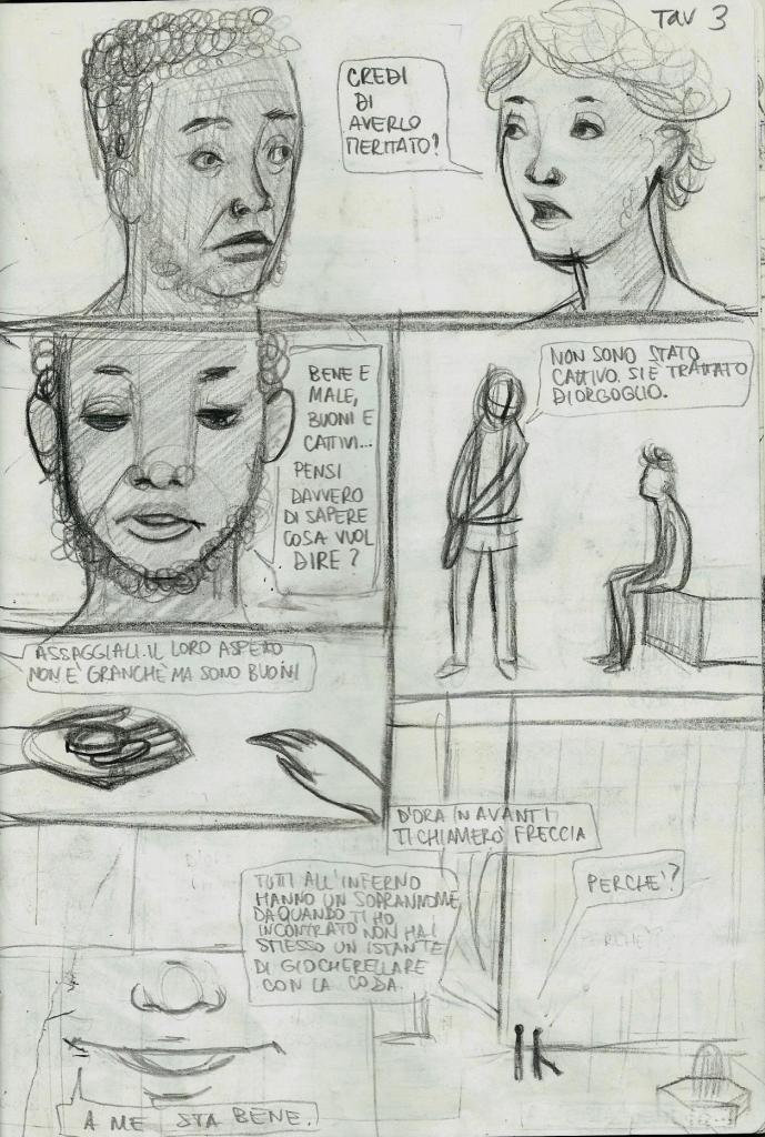 Emilio Alessandro Manzotti_Alessandra Santelli_romanzo FRECCIA_graphic novel_tav 3